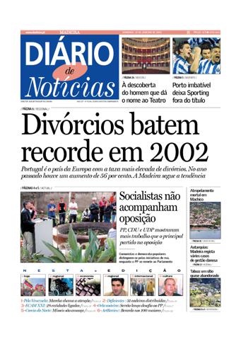 Edição do dia 12 Janeiro 2003 da pubicação Diário de Notícias