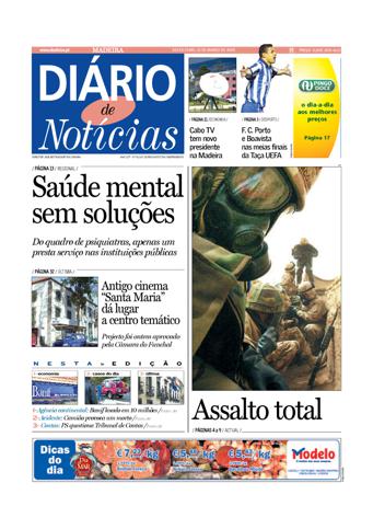 Edição do dia 21 Março 2003 da pubicação Diário de Notícias