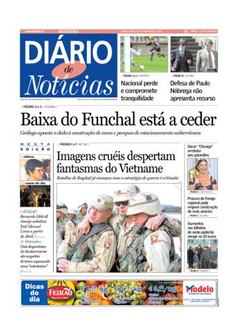 Edição do dia 25 Março 2003 da pubicação Diário de Notícias