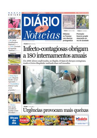 Edição do dia 6 Maio 2003 da pubicação Diário de Notícias