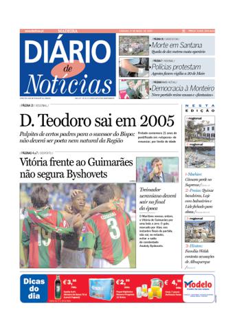 Edição do dia 17 Maio 2003 da pubicação Diário de Notícias