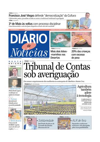 Edição do dia 8 Junho 2003 da pubicação Diário de Notícias