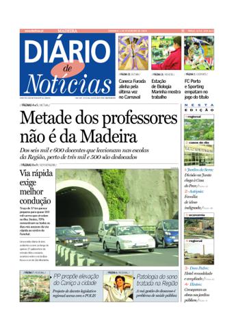 Edição do dia 1 Fevereiro 2004 da pubicação Diário de Notícias