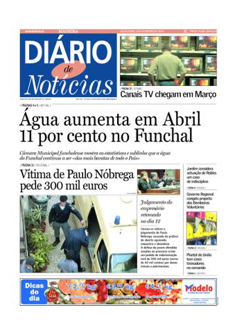 Edição do dia 6 Fevereiro 2004 da pubicação Diário de Notícias