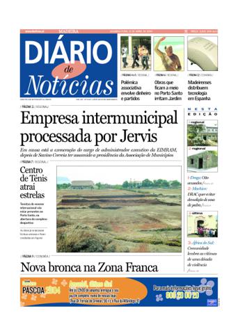 Edição do dia 12 Abril 2004 da pubicação Diário de Notícias