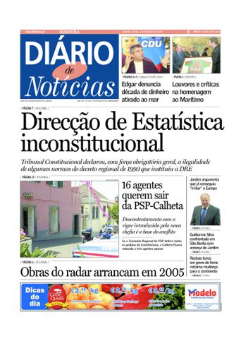 Edição do dia 13 Maio 2004 da pubicação Diário de Notícias