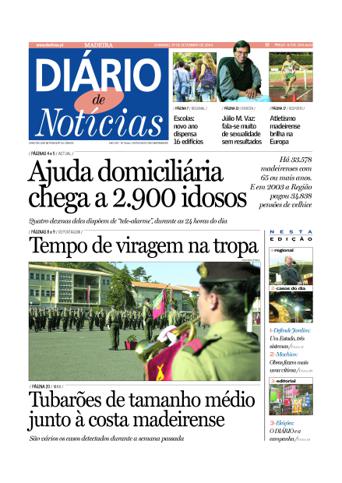 Edição do dia 19 Setembro 2004 da pubicação Diário de Notícias