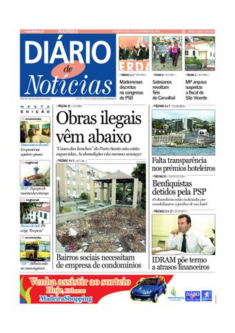 Edição do dia 15 Novembro 2004 da pubicação Diário de Notícias