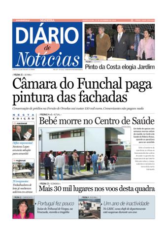 Edição do dia 22 Dezembro 2004 da pubicação Diário de Notícias