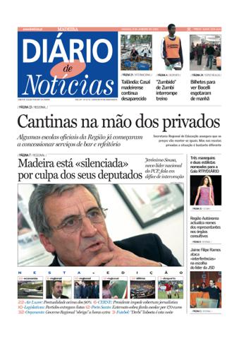 Edição do dia 8 Janeiro 2005 da pubicação Diário de Notícias