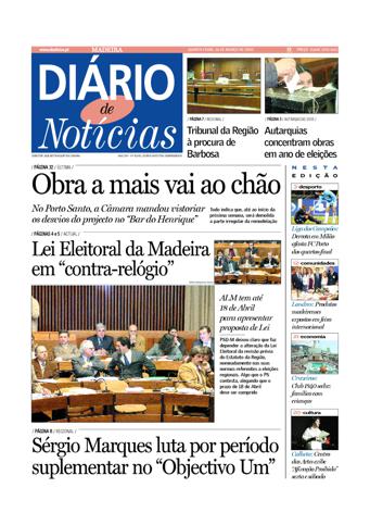 Edição do dia 16 Março 2005 da pubicação Diário de Notícias