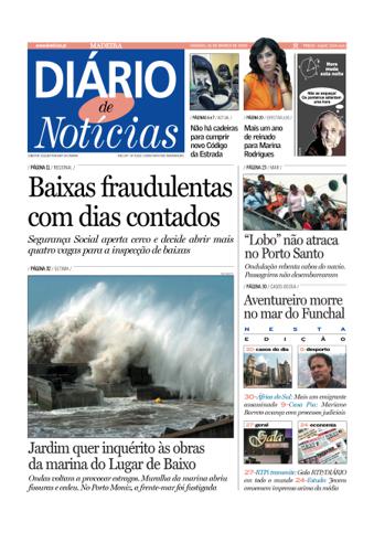 Edição do dia 26 Março 2005 da pubicação Diário de Notícias