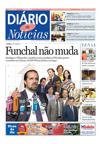 Edição do dia 6 Outubro 2005 da pubicação Diário de Notícias