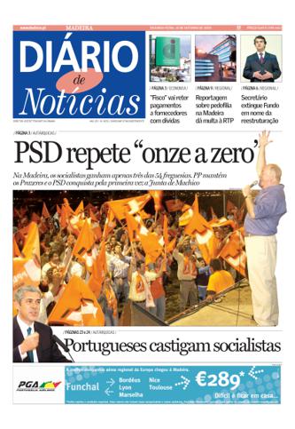 Edição do dia 10 Outubro 2005 da pubicação Diário de Notícias