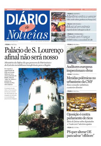 Edição do dia 12 Novembro 2005 da pubicação Diário de Notícias