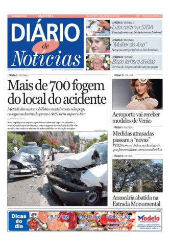 Edição do dia 2 Dezembro 2005 da pubicação Diário de Notícias