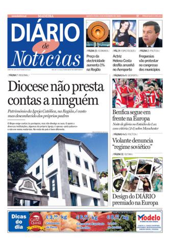 Edição do dia 8 Dezembro 2005 da pubicação Diário de Notícias