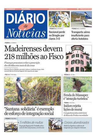 Edição do dia 6 Março 2006 da pubicação Diário de Notícias