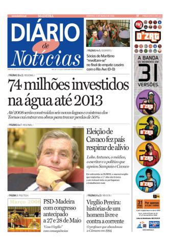 Edição do dia 12 Março 2006 da pubicação Diário de Notícias