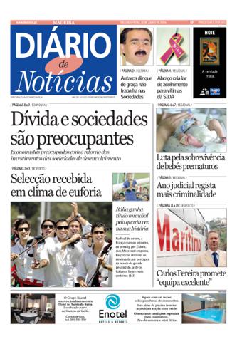 Edição do dia 10 Julho 2006 da pubicação Diário de Notícias