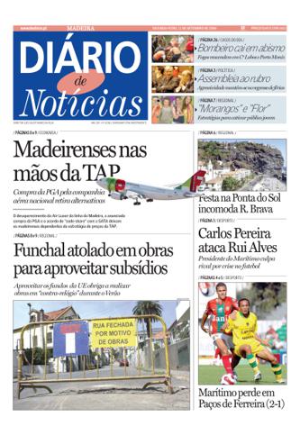 Edição do dia 11 Setembro 2006 da pubicação Diário de Notícias