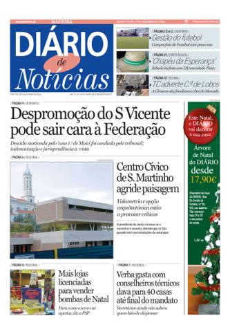 Edição do dia 13 Dezembro 2006 da pubicação Diário de Notícias