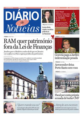 Edição do dia 20 Dezembro 2006 da pubicação Diário de Notícias