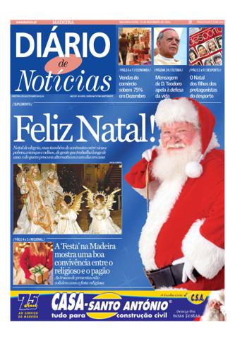 Edição do dia 25 Dezembro 2006 da pubicação Diário de Notícias