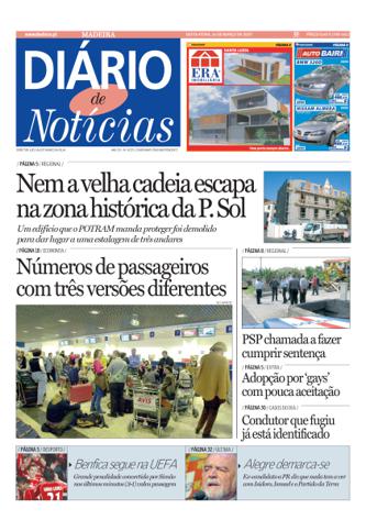 Edição do dia 16 Março 2007 da pubicação Diário de Notícias