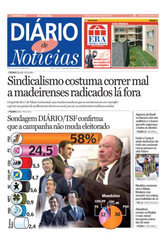 Edição do dia 1 Maio 2007 da pubicação Diário de Notícias