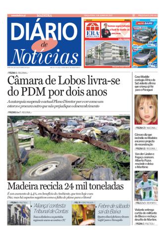 Edição do dia 5 Junho 2007 da pubicação Diário de Notícias