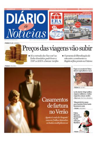 Edição do dia 19 Julho 2007 da pubicação Diário de Notícias