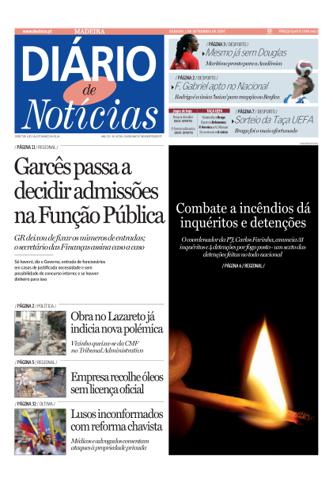 Edição do dia 1 Setembro 2007 da pubicação Diário de Notícias