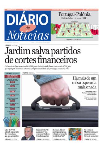 Edição do dia 8 Setembro 2007 da pubicação Diário de Notícias