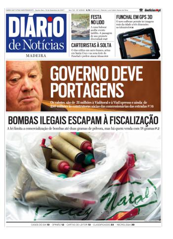 Edição do dia 19 Dezembro 2007 da pubicação Diário de Notícias