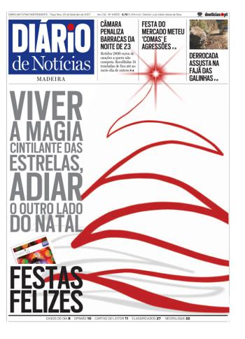 Edição do dia 25 Dezembro 2007 da pubicação Diário de Notícias