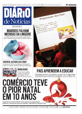 Edição do dia 27 Dezembro 2007 da pubicação Diário de Notícias