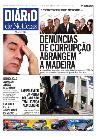 Edição do dia 31 Janeiro 2008 da pubicação Diário de Notícias