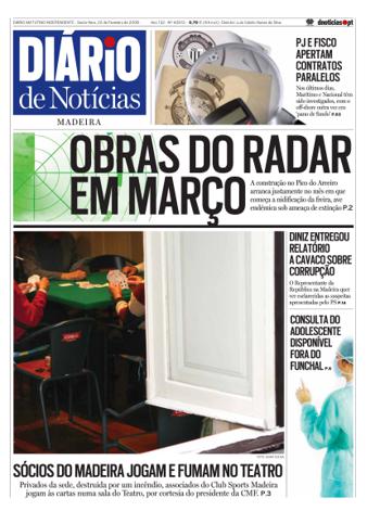 Edição do dia 22 Fevereiro 2008 da pubicação Diário de Notícias