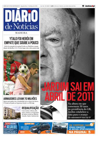 Edição do dia 17 Março 2008 da pubicação Diário de Notícias