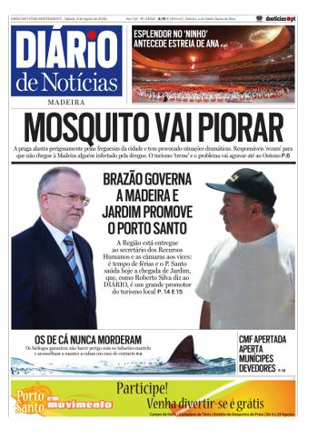 Edição do dia 9 Agosto 2008 da pubicação Diário de Notícias