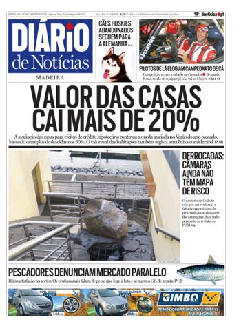 Edição do dia 5 Março 2009 da pubicação Diário de Notícias