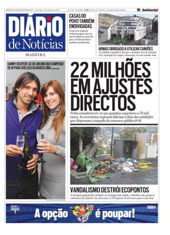 Edição do dia 1 Janeiro 2010 da pubicação Diário de Notícias