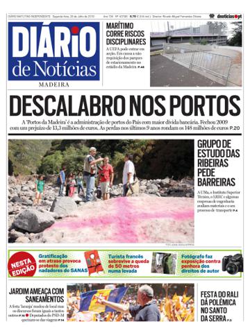 Edição do dia 26 Julho 2010 da pubicação Diário de Notícias