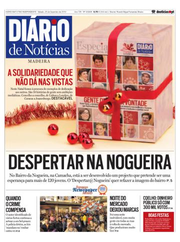 Edição do dia 25 Dezembro 2010 da pubicação Diário de Notícias