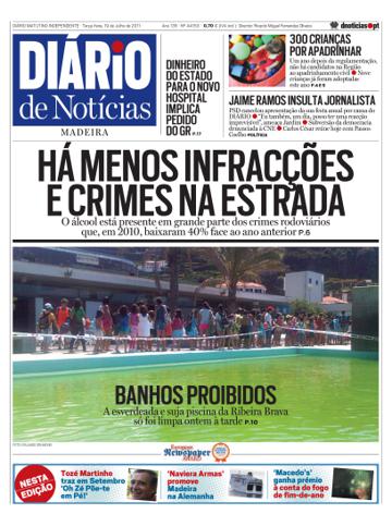 Edição do dia 19 Julho 2011 da pubicação Diário de Notícias