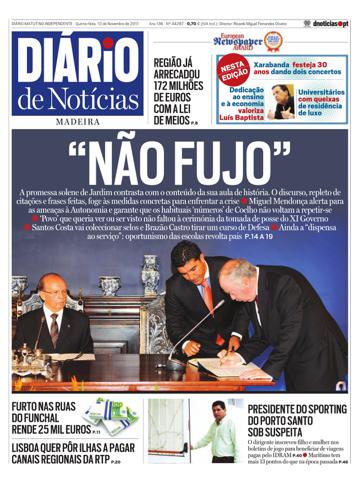 Edição do dia 10 Novembro 2011 da pubicação Diário de Notícias