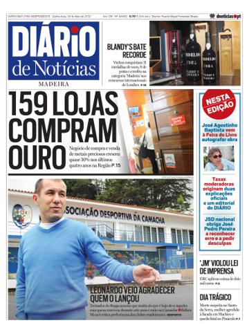 Edição do dia 24 Maio 2012 da pubicação Diário de Notícias