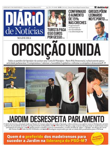 Edição do dia 30 Maio 2012 da pubicação Diário de Notícias