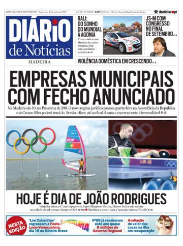 Edição do dia 31 Julho 2012 da pubicação Diário de Notícias